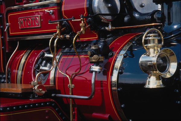 754083 Detail From 'Mtoto' Steam Engine A4 Photo Print