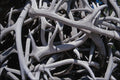 754084 Elk Antlers, Central Square, Jackson, Wyoming, U.S.A. A4 Photo Print
