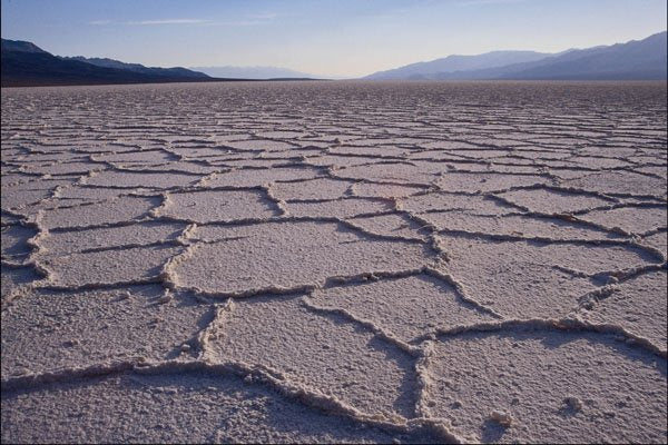 754085 Salt Patterns, Death Valley National Park, California, U.S.A. A4 Photo Print