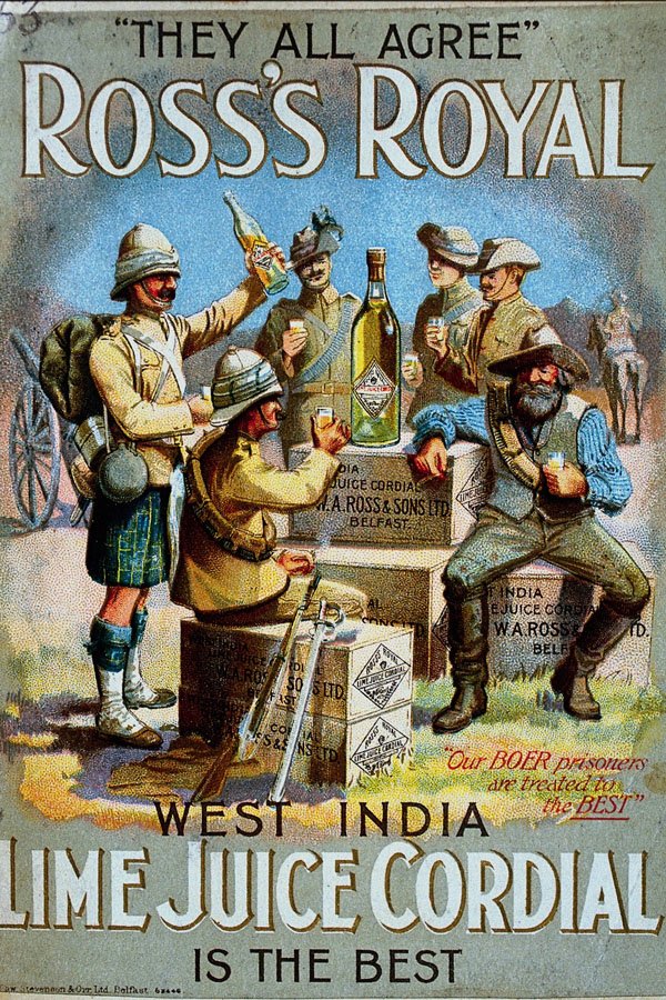 755019 Ross's Cordial, Lime Drink, Circa 1910 A4 Photo Print