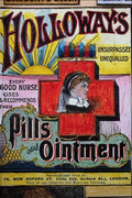755037 Holloways Pills And Ointment Cure All, Circa 1910 A4 Photo Print