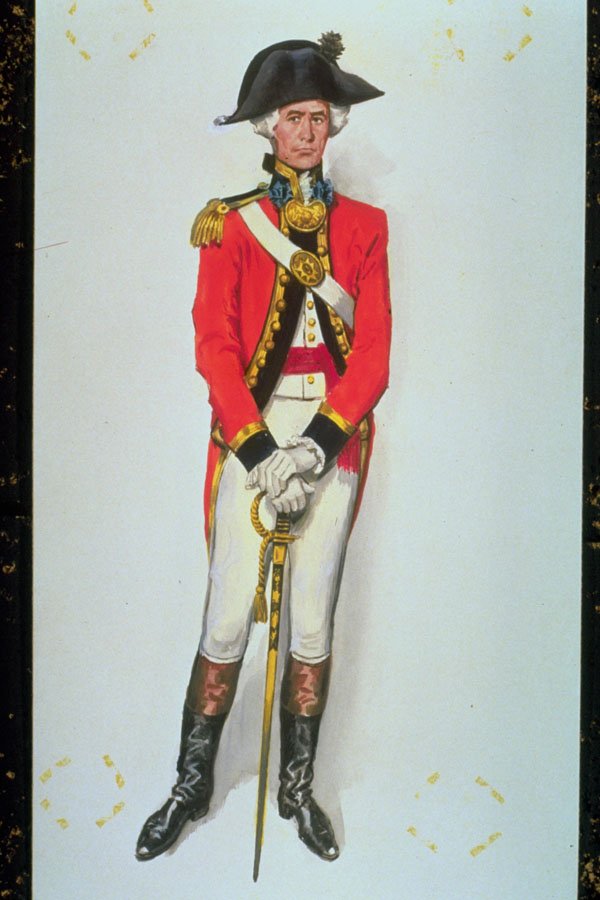755059 Field Officer, 3rd Foot Guards, Circa 1795 A4 Photo Print