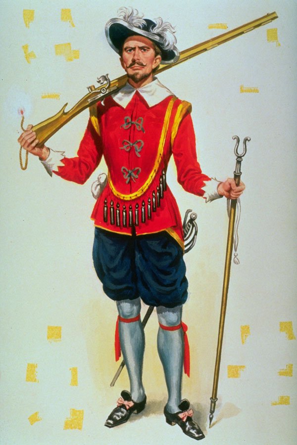 755063 Musketeer, The King's Royal Regiment Of Guards, 1660 A4 Photo Print