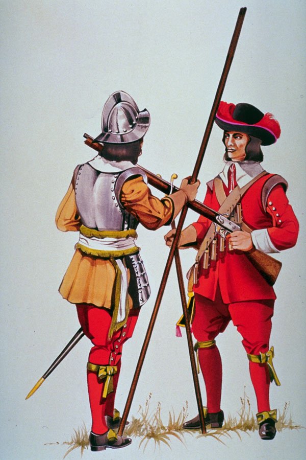 755070 Pikeman And Musketeer, 17th Century A4 Photo Print