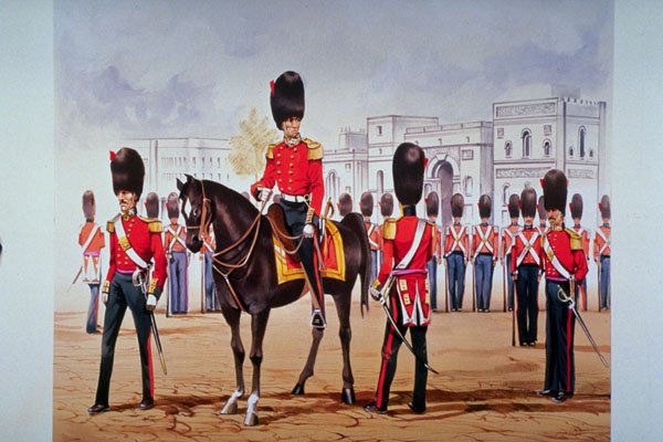 755072 Coldstream Guards, 19th Century A4 Photo Print
