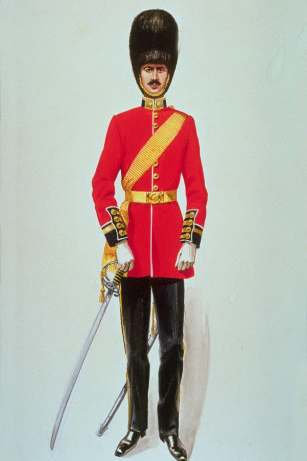 755080 Officer, Grenadier Guards, Circa 1910 A4 Photo Print