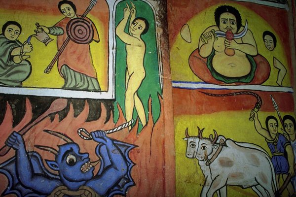 755086 Mural At Oura Kidanemeret A4 Photo Print