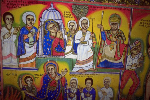 755087 Mural At Oura Kidanemeret A4 Photo Print