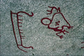 755092 Old Carvings A4 Photo Print