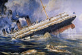 756009 Titanic Sinks A4 Photo Print