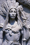 756028 Gravestone Detail A4 Photo Print