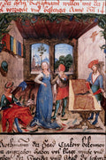 756049 Miniature Medieval Illuminated Codex Of Baltazar Behem, Cracow, Poland A4 Photo Print
