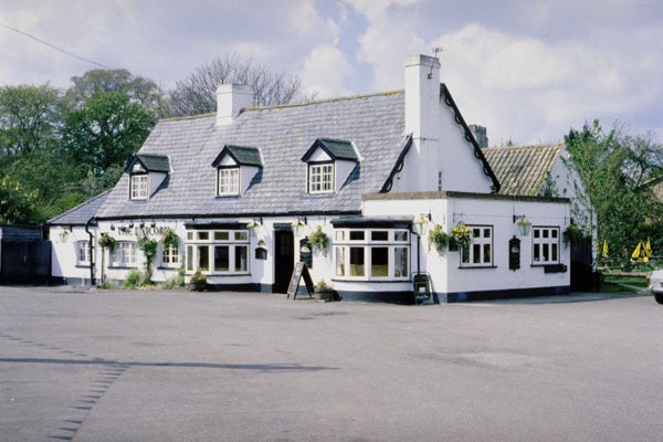 756059 White Hart (illustration Of House) A4 Photo Print