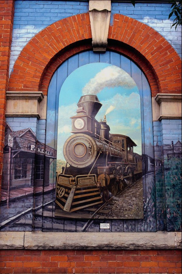 756060 Gladstone Train Panel A4 Photo Print