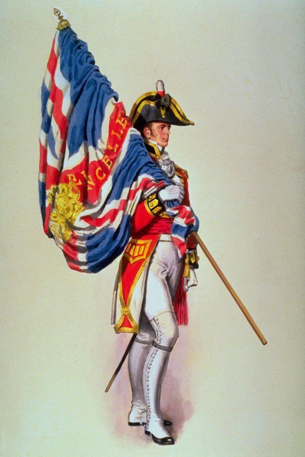 756064 Officer, Coldstream Regiment Of Foot Guards, Circa 1815 A4 Photo Print