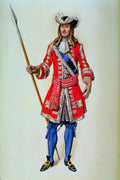 756065 Officer, Coldstream Regiment Of Foot Guards, 18th Century A4 Photo Print