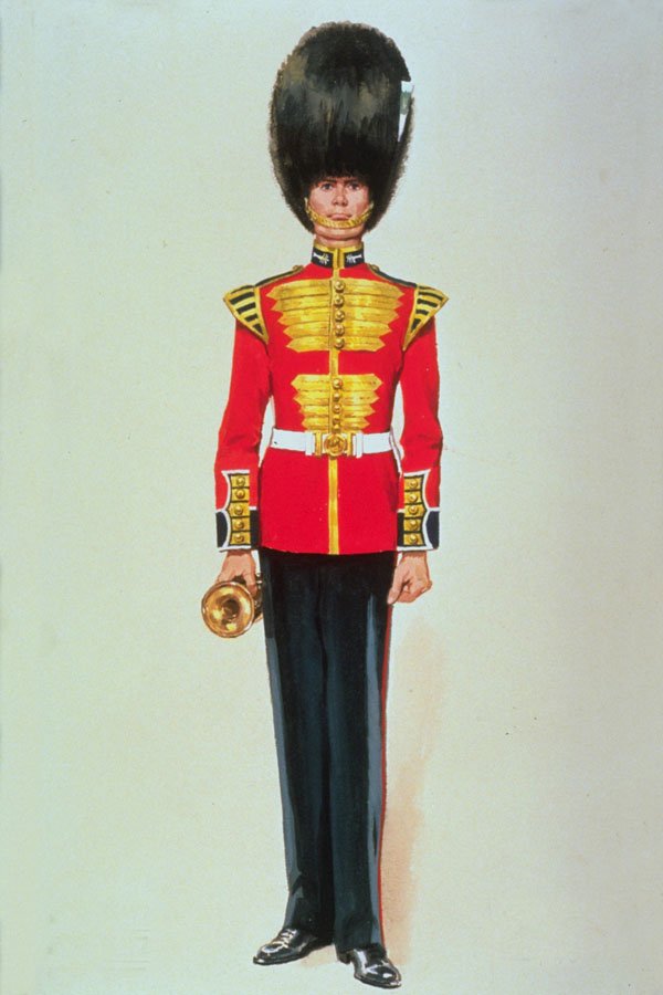 756075 Bandsman, Welsh Guards, 20th Century A4 Photo Print