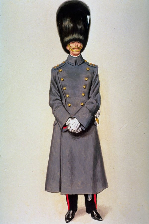 756078 Lieutenant. Colonel, Coldstream Guards, Circa 1910 A4 Photo Print
