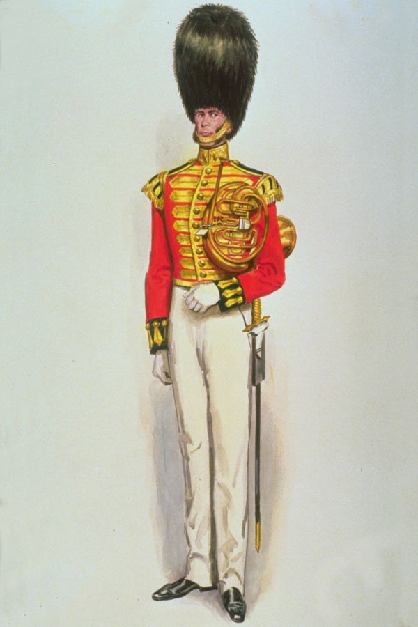 756091 Bandsman, Grenadier Guards, Mid 19th Century A4 Photo Print