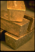 757024 Five 90 Pound Gold Bricks A4 Photo Print