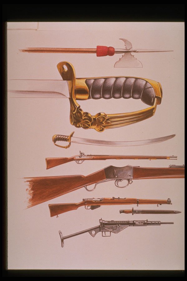 757041 Weapons, 17th Century To World War II A4 Photo Print