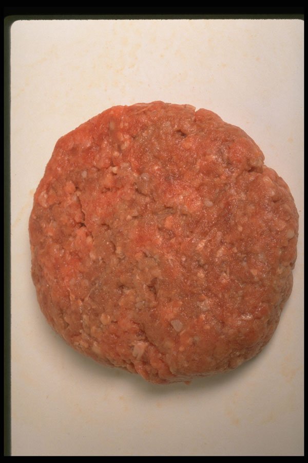757050 Raw Hamburger Patty A4 Photo Print