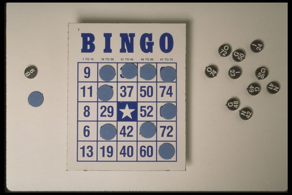 757091 Bingo A4 Photo Print