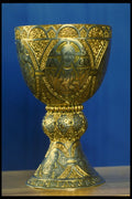 758022 Gold Cup, Tassilo Kelch , Anonymous Artist, Kremsmuenster, Austria A4 Photo Print