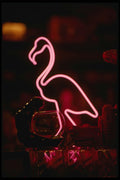 758024 Fluorescent Flamingo At Seafair, Dania, Florida, U.S.A. A4 Photo Print