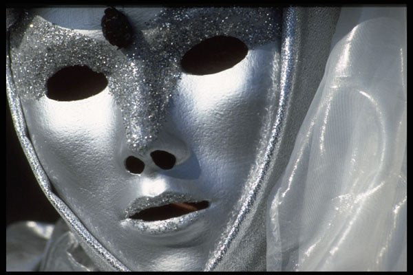 758043 Cyber Mask A4 Photo Print