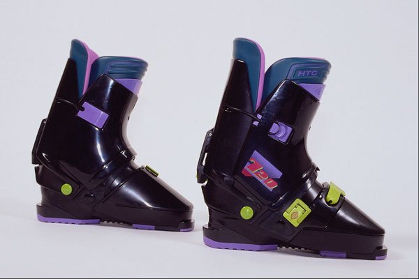 758064 Children's Ski Boots A4 Photo Print