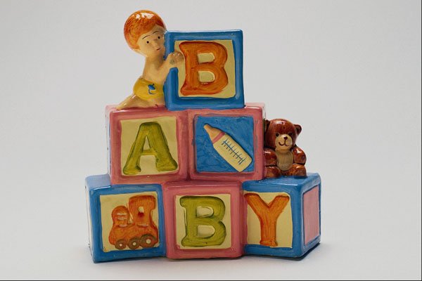 758085 Baby Blocks A4 Photo Print