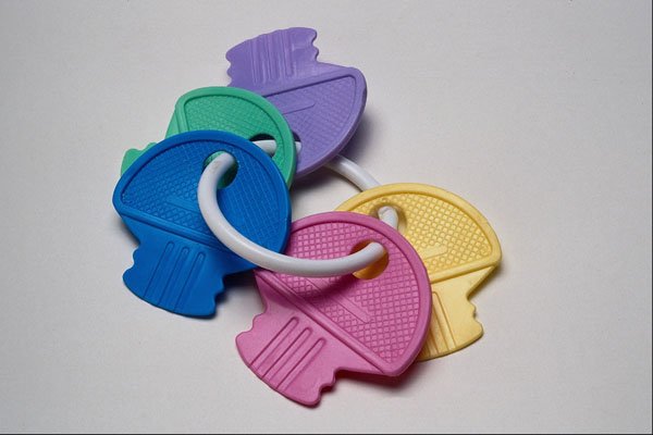 758086 Key Teethers A4 Photo Print