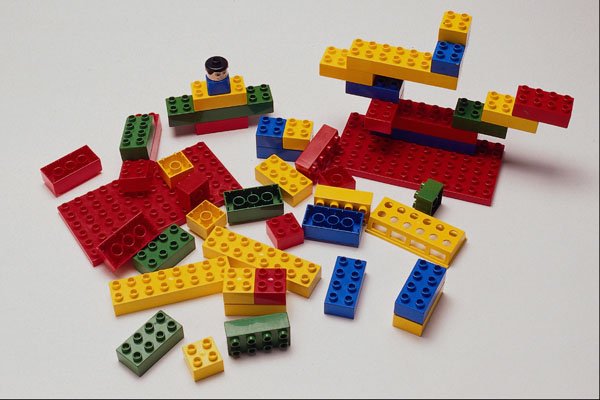 758090 Building Blocks A4 Photo Print
