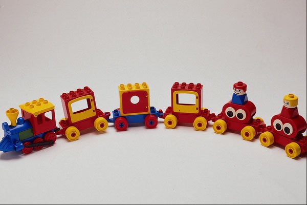 758091 Train Set A4 Photo Print