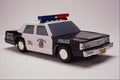 758092 Black And White Police Car A4 Photo Print