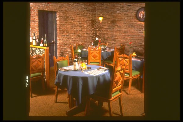 759020 Inside A Restaurant A4 Photo Print