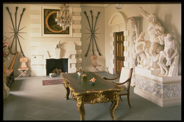 759032 Entrance Hall, Sledmere House, Yorkshire Wolds, England A4 Photo Print