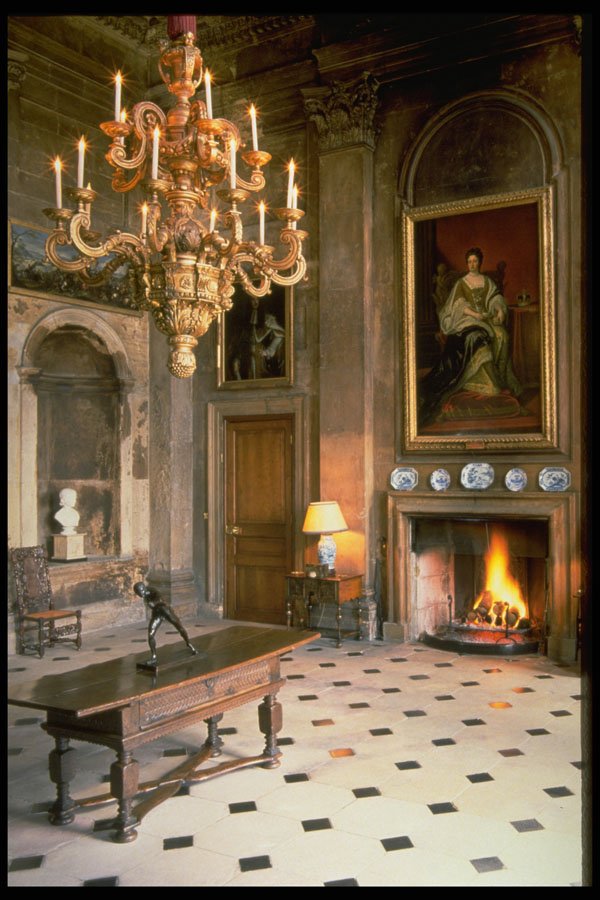 759034 Entrance Hall, Bramham Park, Wetherby, Yorkshire, England A4 Photo Print