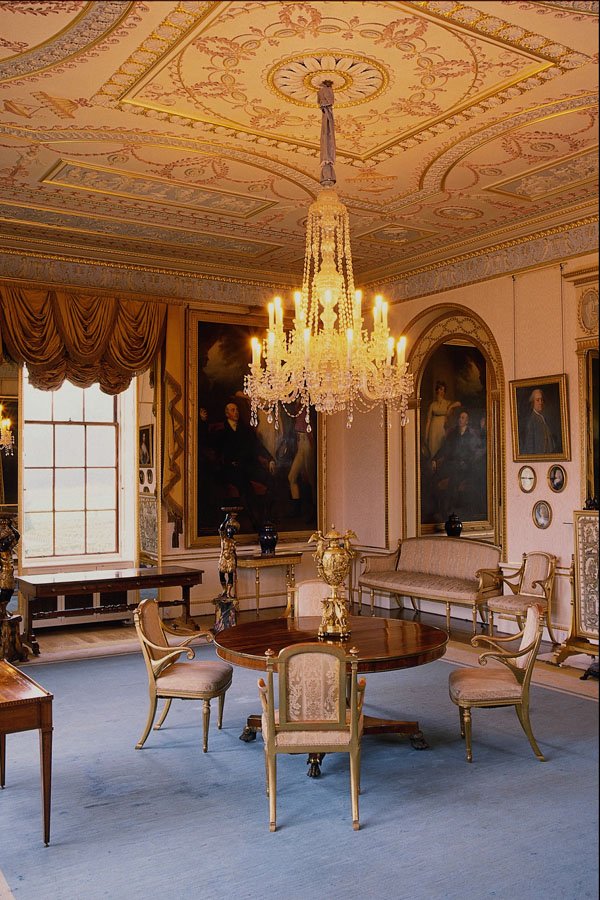 759042 Drawing Room, Sledmere House, Yorkshire Wolds, England A4 Photo Print
