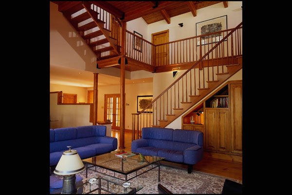 759068 Living Room, Multi level House A4 Photo Print