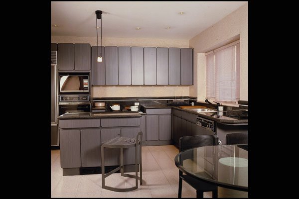 759077 Kitchen, Gray A4 Photo Print
