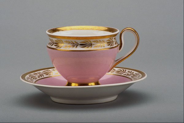760035 19th Century Tea Cup And Saucer, Berlin, Germany A4 Photo Print