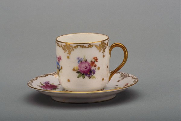 760037 20th Century Coffee Cup And Saucer, Bavaria, Germany A4 Photo Print