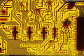 760042 Circuit Board Pathways, Close up A4 Photo Print