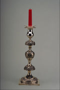 760045 1864 Silver Candlestick, Warsaw, Poland A4 Photo Print