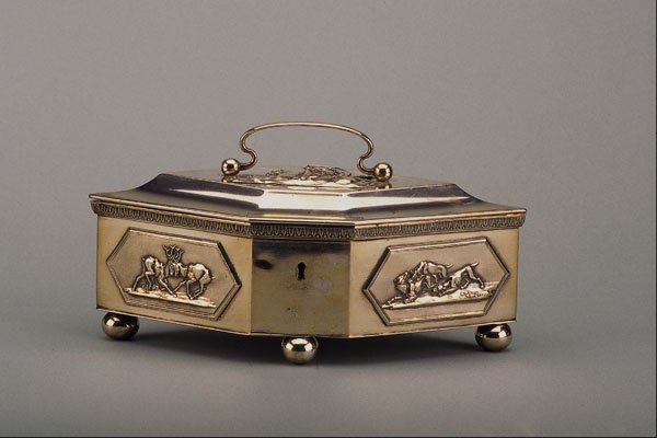 760052 19th Century Silver Sugar Bowl, Warsaw, Poland A4 Photo Print