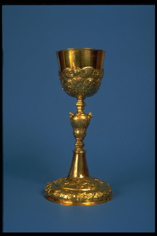 760055 18th Century Gilded Silver Chalice, Torun, Poland A4 Photo Print