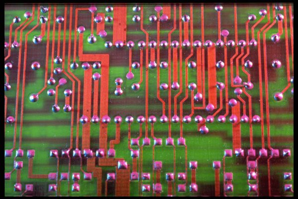 760081 Circuit Board Design A4 Photo Print