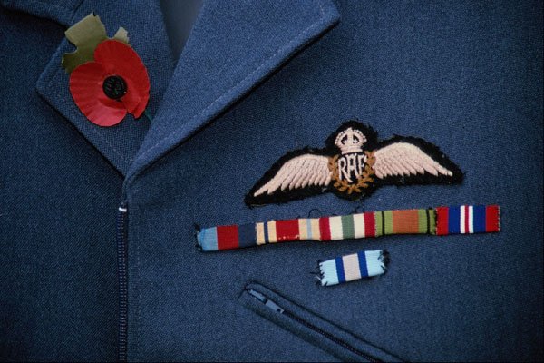 761000 War time Objects, Royal Air Force Jacket A4 Photo Print